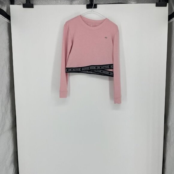 Activezone pastel pink long sleeve crop top - Picture 10 of 11
